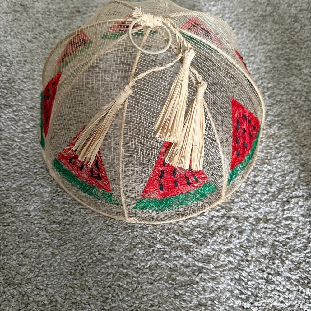Sinamay Food Tent Cover Handcrafted Diameter-14